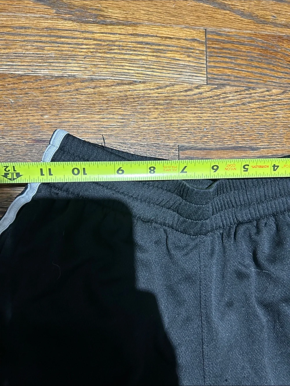 adidas Black Shorts with White Side Stripes